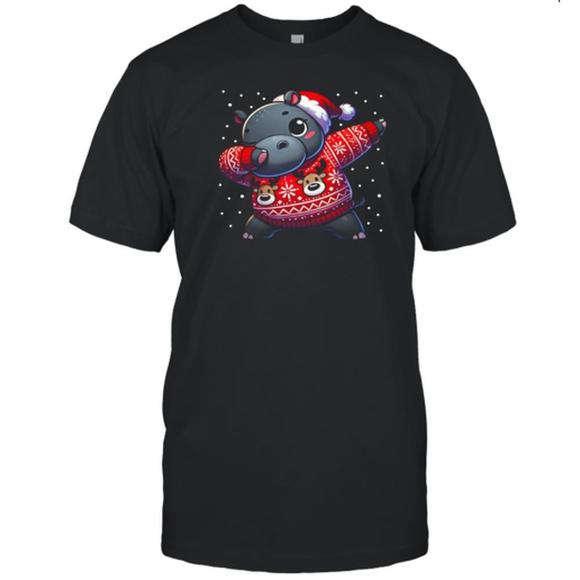 Other - Christmas Hippo Lover Funny Hippo Ugly Christmas T-Shirt